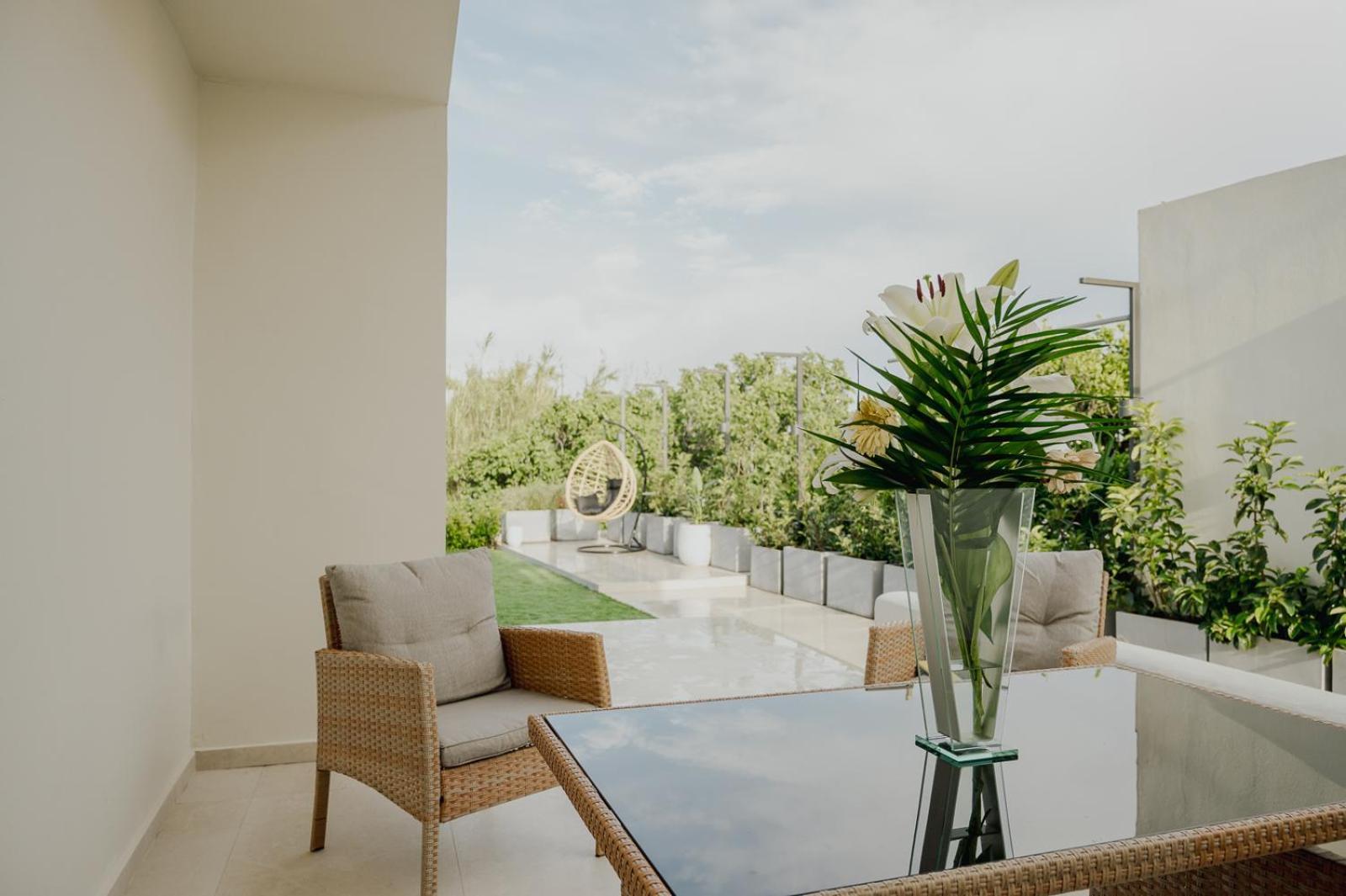 Le Jardin Apartments Kampos Marathokampou Exteriör bild