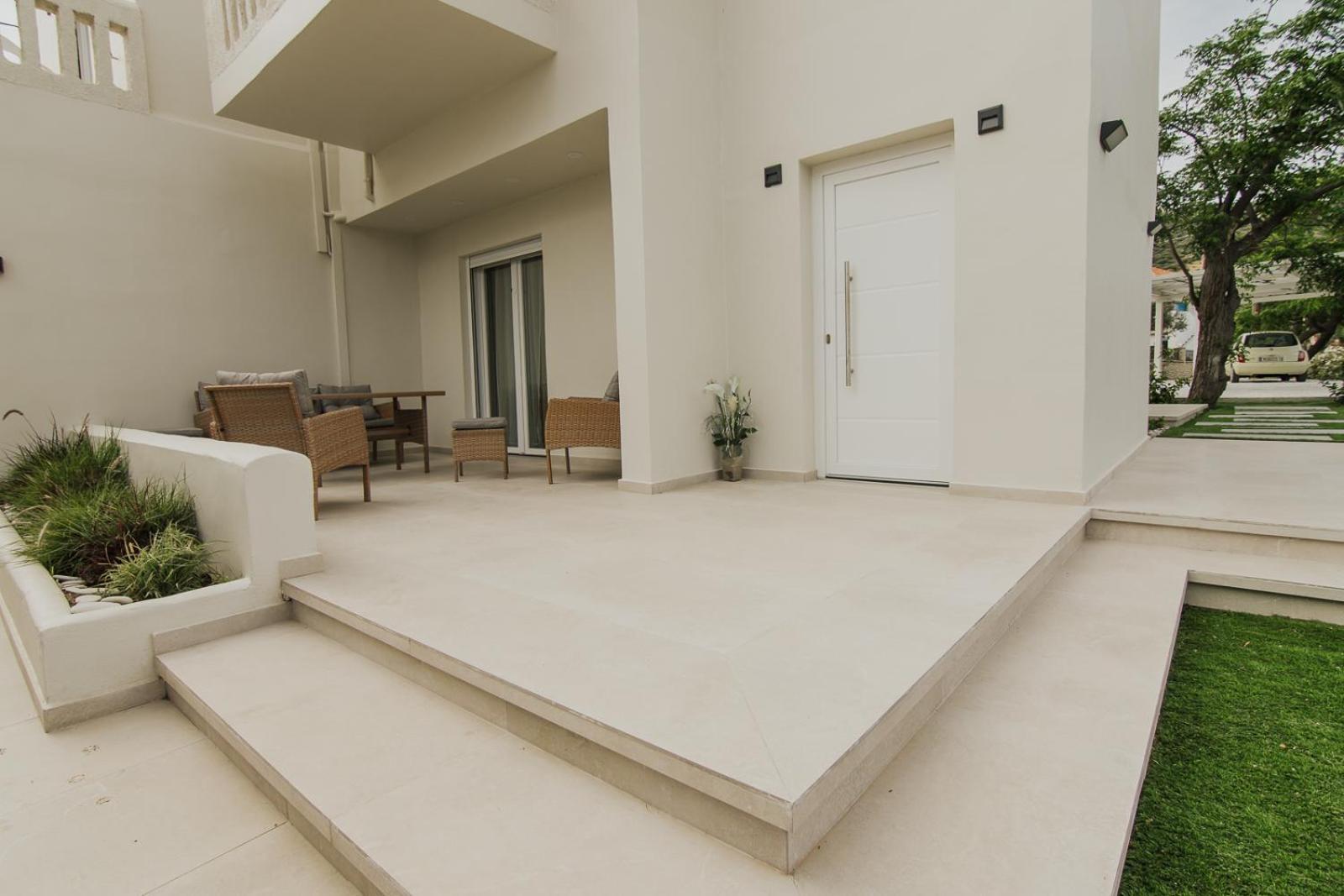 Le Jardin Apartments Kampos Marathokampou Exteriör bild